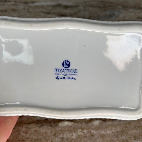 Vintage Elizabeth Arden Byzantium Egyptian Cat Trinket box Made in Japan - Picture 7 of 9